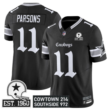 Dallas Cowboys 'Gothic Lone Star Edition' Vapor Limited Jersey - All Stitched