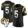 Los Angeles Rams 2024 Gold Vapor Limited Jersey - All Stitched