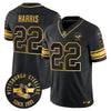 Pittsburgh Steelers Throwback 1933 Patch Gold Vapor Limited Jersey - All Stitched