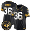 Pittsburgh Steelers Throwback 1933 Patch Gold Vapor Limited Jersey - All Stitched