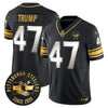 Pittsburgh Steelers Throwback 1933 Patch Gold Vapor Limited Jersey - All Stitched