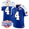Bills 2024 AFC East Division Champions Gold Trim Vapor Limited Jersey - All Stitched