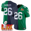 Split Philadelphia Eagles Super Bowl LIX & College Football Vapor Limited Jersey - All Stitched