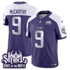 Minnesota Vikings 2025 Winter Warrior Skol Patch Vapor Limited Jersey - All Stitched