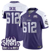 Minnesota Vikings 2025 Winter Warrior Skol Patch Vapor Limited Jersey - All Stitched