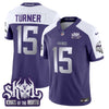 Minnesota Vikings 2025 Winter Warrior Skol Patch Vapor Limited Jersey - All Stitched
