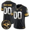 Pittsburgh Steelers Throwback 1933 Patch Gold Vapor Limited Custom Jersey - All Stitched