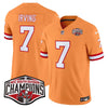 Tampa Bay Buccaneers Creamsicle 2024 NFC South Division Champions Patch Vapor Limited Jersey - All Stitched