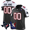 Houston Texans Hand Sign Throwing Up The H Vapor Custom Jersey - All Stitched