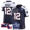 Patriots Bill Belichick 6x Champions Patch Vapor Jersey - All Stitched