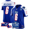 Patriots Bill Belichick 6x Champions Patch Vapor Jersey - All Stitched