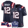 Patriots Bill Belichick 6x Champions Patch Vapor Jersey - All Stitched