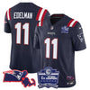 Patriots Bill Belichick 6x Champions Patch Vapor Jersey - All Stitched