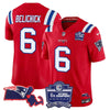 Patriots Bill Belichick 6x Champions Patch Vapor Jersey - All Stitched