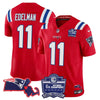 Patriots Bill Belichick 6x Champions Patch Vapor Jersey - All Stitched