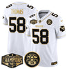Chiefs 2024 AFC West Division Champions Patch Gold Vapor Limited Jersey - All Stitched