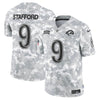 Rams 2024 Salute to Service Vapor Limited Jersey - Arctic Camo - All Stitched