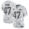 Rams 2024 Salute to Service Vapor Limited Jersey - Arctic Camo - All Stitched