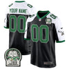 Eagles Jerome Brown Patch Kelly Green Game Custom Jersey - All Stitched