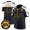 Philadelphia Eagles 2024 Throwback Gold Vapor Limited Jersey - Est. 1933 Patch - All Stitched