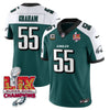 Philadelphia Eagles Super Bowl LIX Champions Gold Vapor Limited Jersey - All Stitched