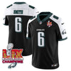 Philadelphia Eagles Super Bowl LIX Champions Gold Vapor Limited Jersey - All Stitched
