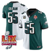 Philadelphia Eagles Super Bowl LIX Champions Gold Vapor Limited Jersey - All Stitched
