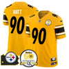 Steelers 50th Anniversary Of Super Bowl IX & Map Patch Vapor Limited Jersey - All Stitched