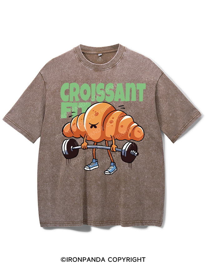 CROISSANT FIT VINTAGE GYM SHIRT
