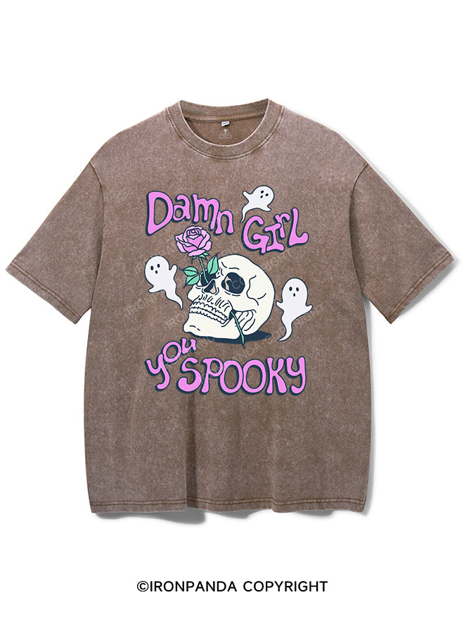 DAMN GIRL YOU SPOOKY VINTAGE GYM SHIRT