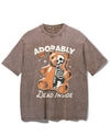 ADORABLY CUTE DEAD INSIDE VINTAGE GYM SHIRT
