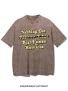 NOTHING BUT REAL HUMAN EMOTIONS VINTAGE GYM SHIRT