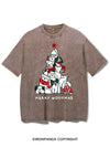 MERRY WOOFMAS VINTAGE GYM SHIRT