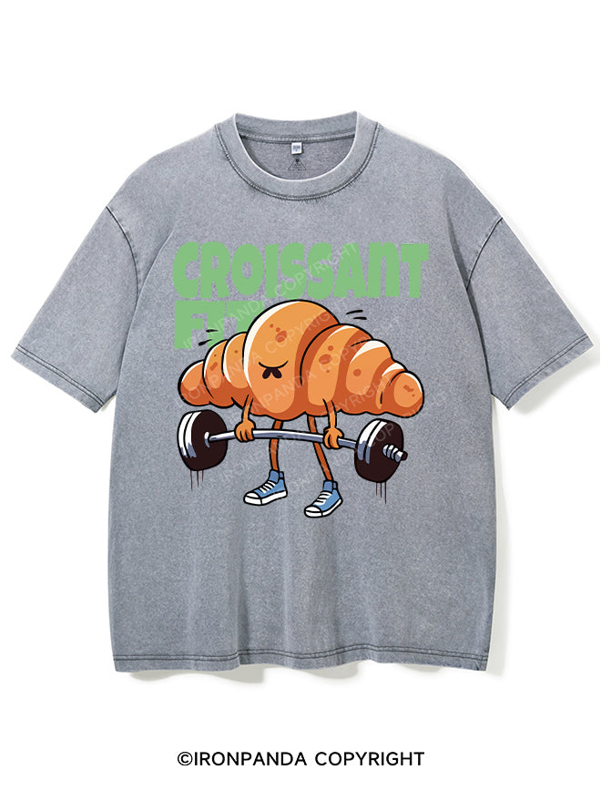 CROISSANT FIT VINTAGE GYM SHIRT