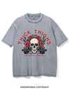 THICK THIGHS AND SLEEP DEPRIVED VINTAGE GYM SHIRT