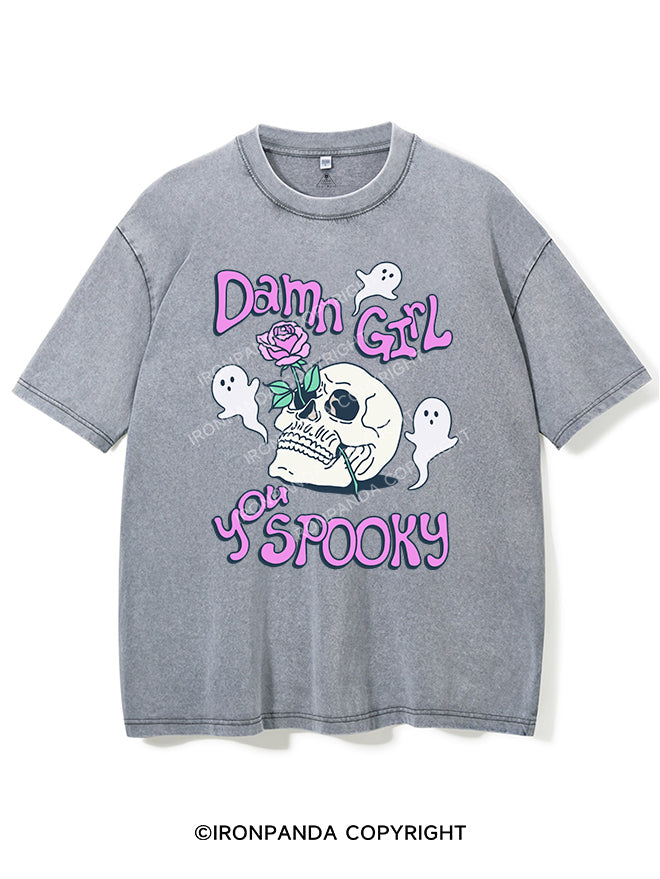 DAMN GIRL YOU SPOOKY VINTAGE GYM SHIRT