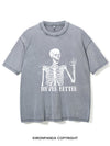 Never Better Skeleton Vintage Gym Shirt