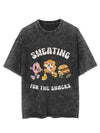 SWEATING FOR THE SNACKS VINTAGE GYM SHIRT