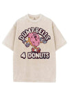 DUMBBELLS 4 DONUTS VINTAGE GYM SHIRT