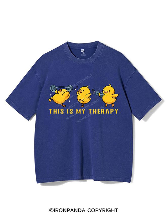 THIS IS MY THERAPY VINTAGE GYM SHIRT