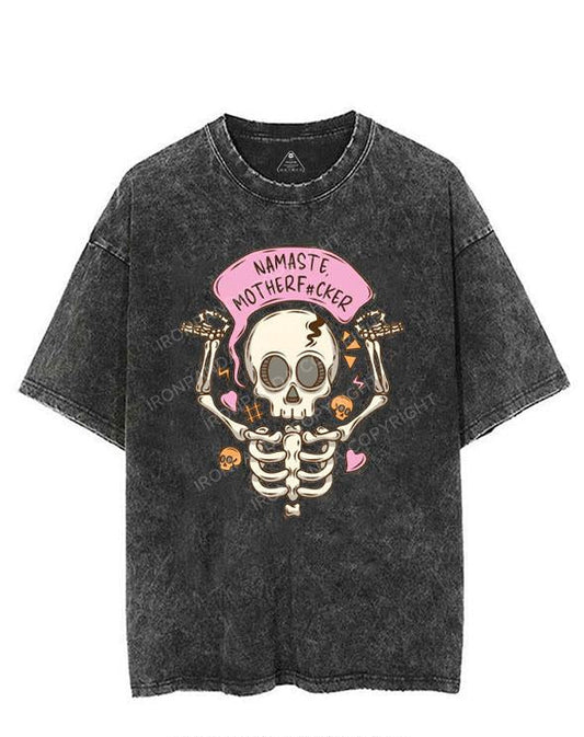 NAMASTE, MOTHERF#CKER VINTAGE GYM SHIRT
