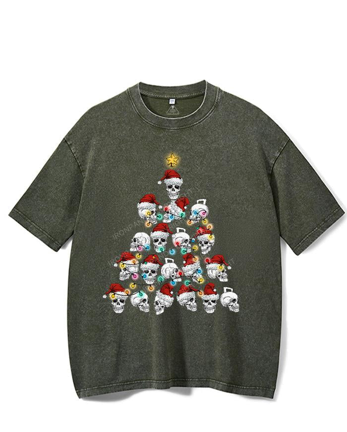 MERRY LIFTMAS SKELETON VINTAGE GYM SHIRT