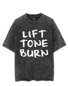 LIFT TONE BURN VINTAGE GYM SHIRT