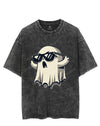 COOL GHOST WITH SUNGLASSES VINTAGE GYM SHIRT