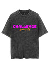 CHALLENGE YOURSELF VINTAGE GYM SHIRT