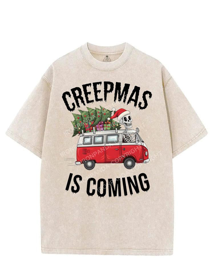CREEPMAS IS COMING VINTAGE GYM SHIRT