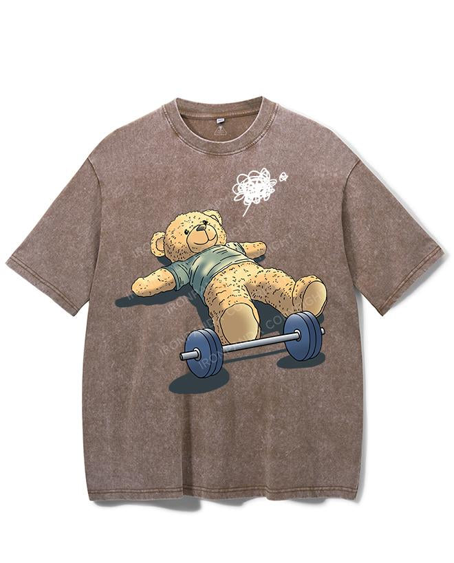 TEDDY'S BENCH HUSTLE VINTAGE GYM SHIRT