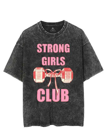 STRONG GIRLS  VINTAGE GYM SHIRT