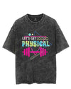 Lets get physical VINTAGE GYM SHIRT