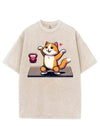 MUSCLE MEOW VINTAGE GYM SHIRT